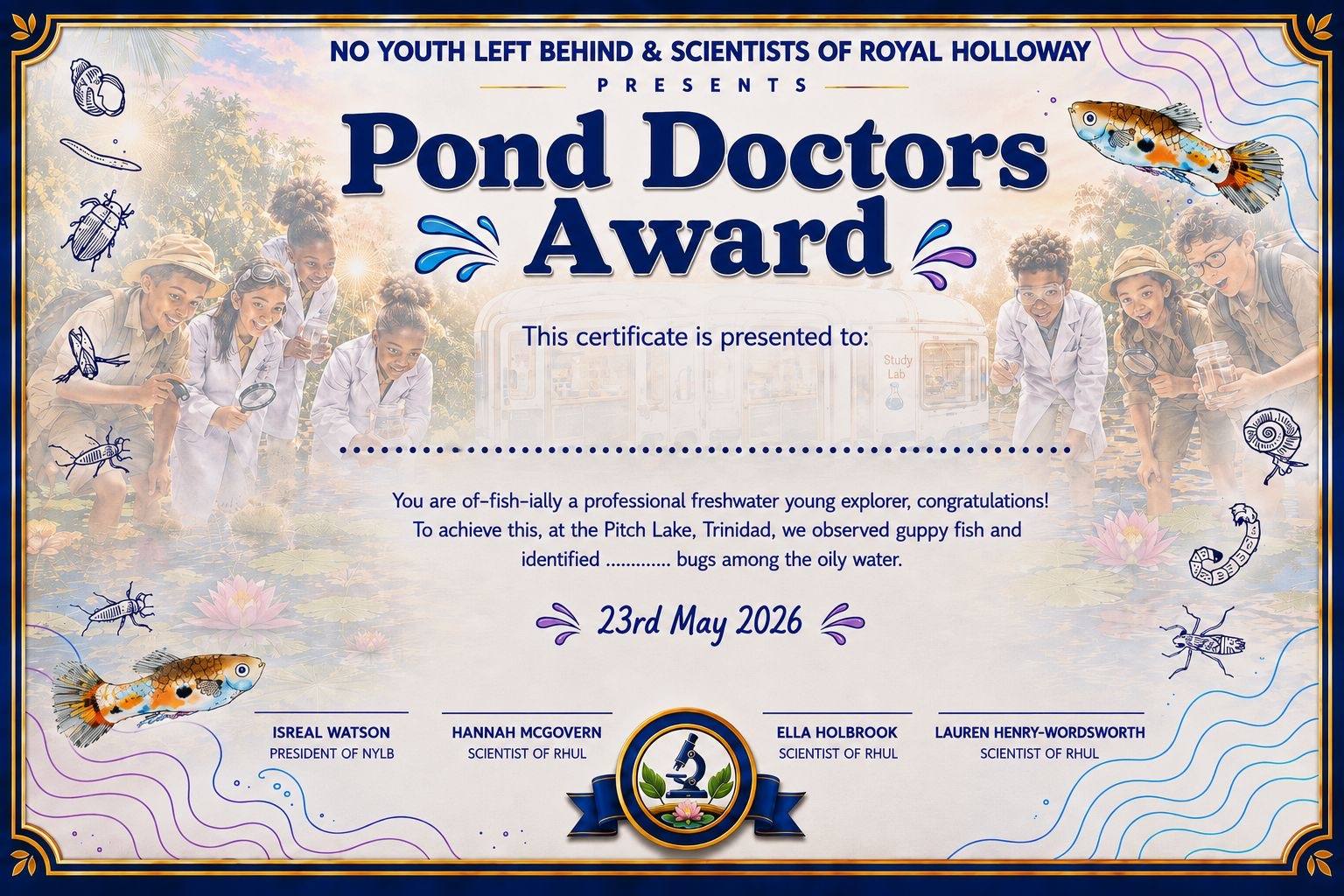 Pond Doctors Award ceremony