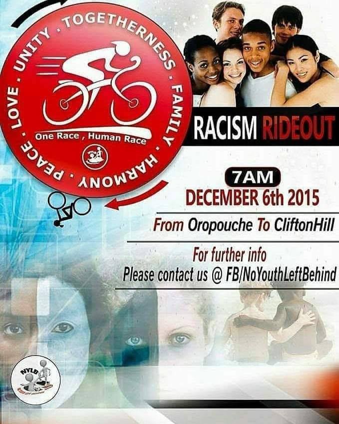 "Racism Rideout" — One Race, Human Race